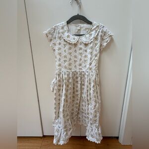 Noralee Betty Dress in petite flower green size 8 EUC